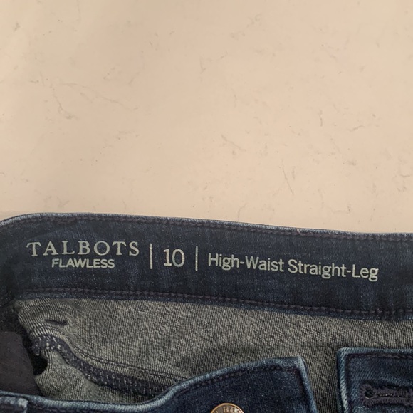 Talbots High Waist Straight Leg Jeans - Picture 2 of 4